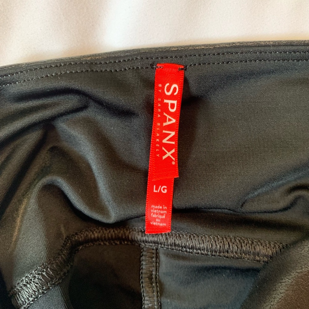 Spanx Faux Leather Leggings NWOT